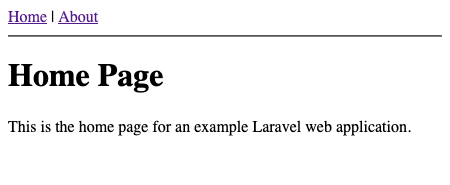 Laravel website example Laravel website example